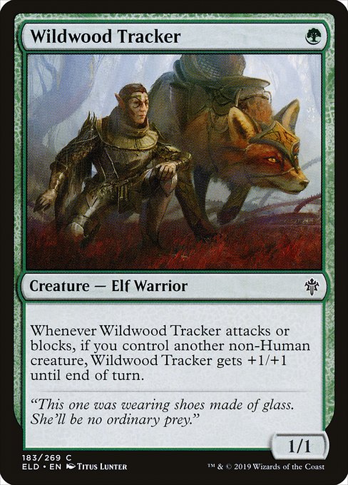 Wildwood Tracker - Throne of Eldraine Common Card