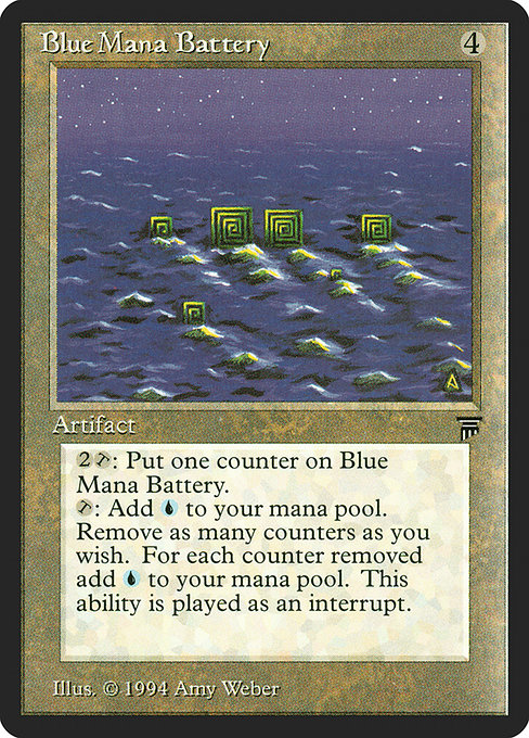 Blue Mana Battery - Legends Uncommon Card