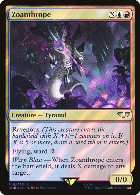 Zoanthrope - Warhammer 40,000 Commander Rare Card
