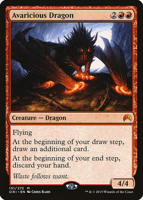 Avaricious Dragon - Magic Origins Mythic Card