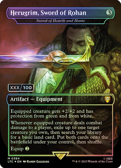 Sword of Hearth and Home - Tales of Middle-earth Commander Mythic Card