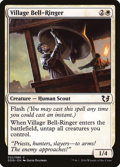 Village Bell-Ringer - Duel Decks: Blessed vs. Cursed Common Card