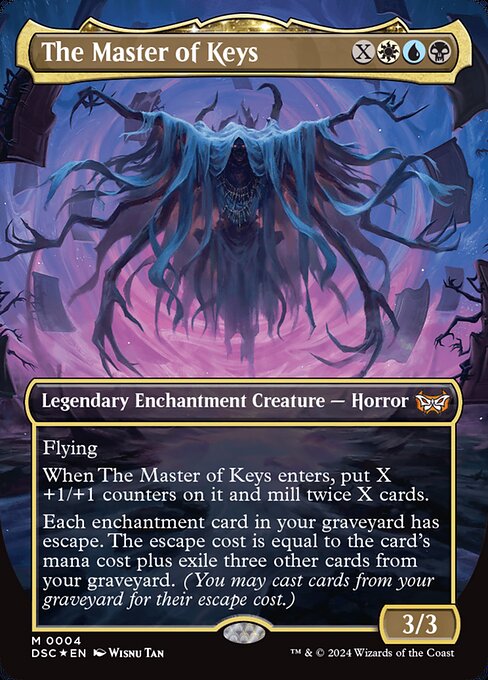 The Master of Keys - Duskmourn: House of Horror Commander Mythic Card