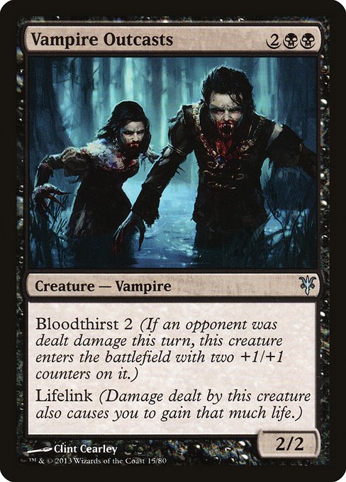 Vampire Outcasts - Duel Decks: Sorin vs. Tibalt Uncommon Card
