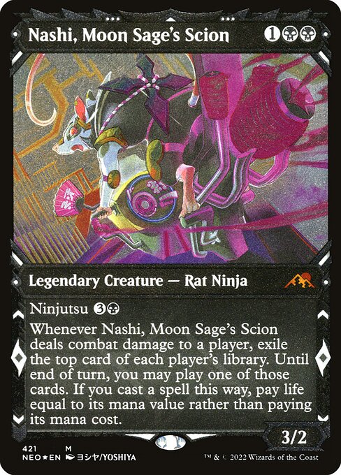 Nashi, Moon Sage's Scion - Kamigawa: Neon Dynasty Mythic Card