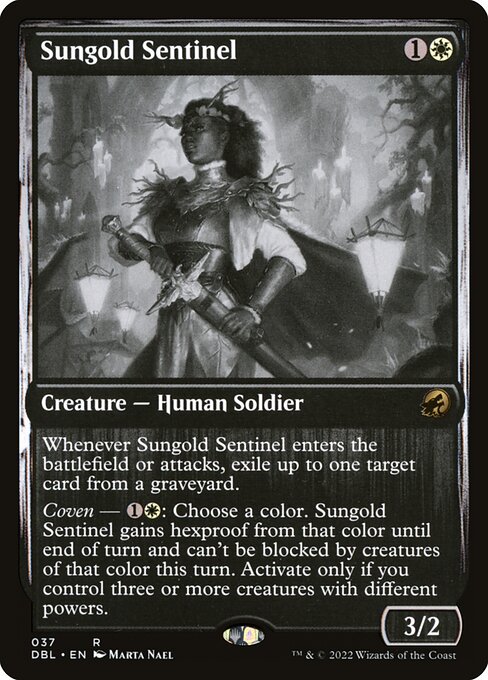 Sungold Sentinel - Innistrad: Double Feature Rare Card