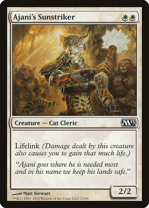 Ajani's Sunstriker - Magic 2013 Common Card