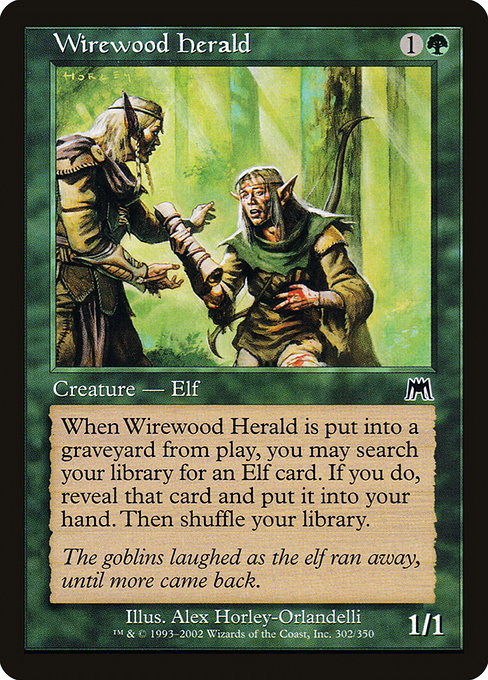 Wirewood Herald - Onslaught Common Card