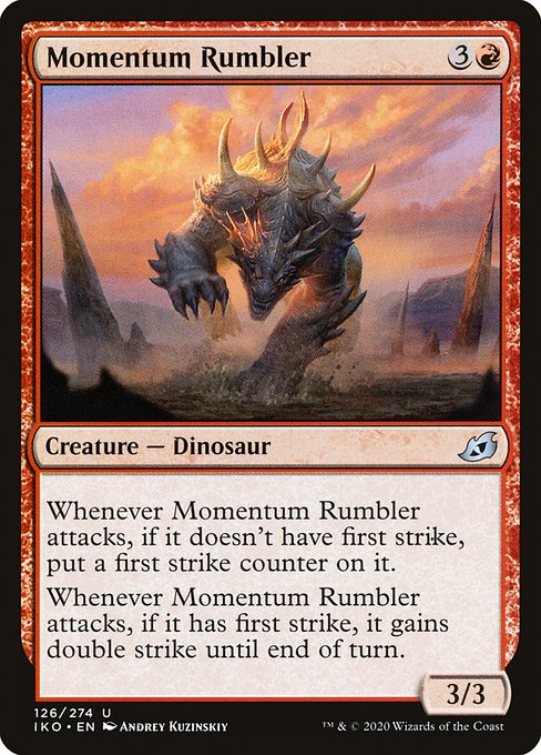 Momentum Rumbler - Ikoria: Lair of Behemoths Uncommon Card