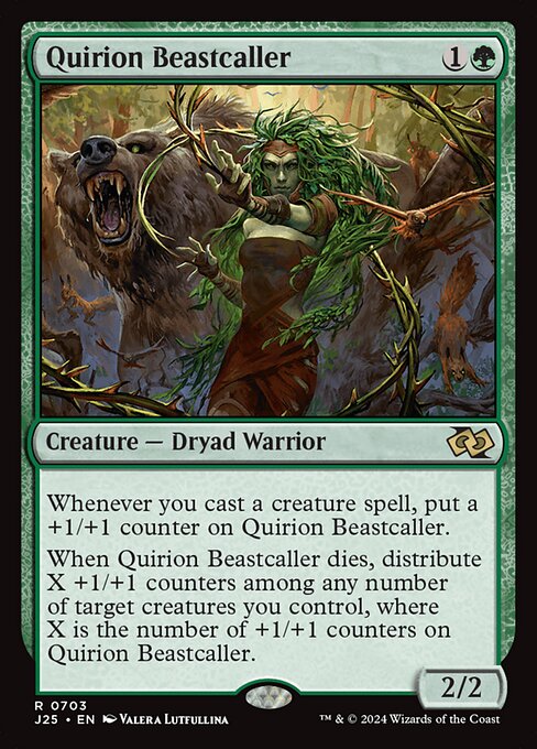 Quirion Beastcaller - Foundations Jumpstart Rare Card