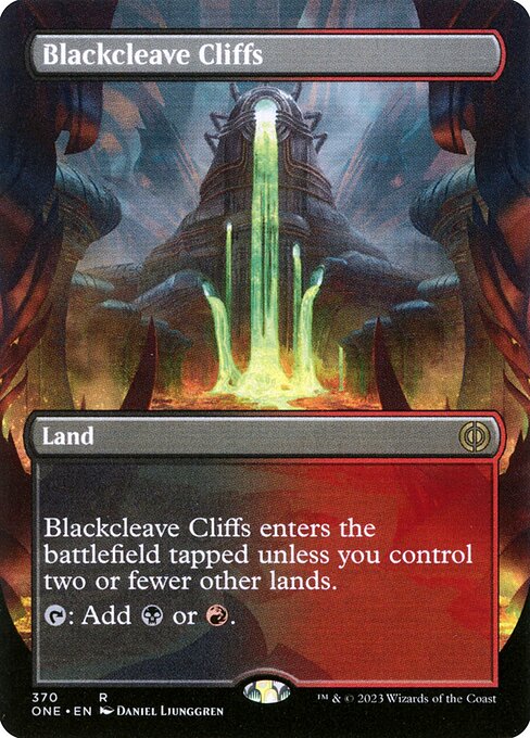 Blackcleave Cliffs - Phyrexia: All Will Be One Rare Card