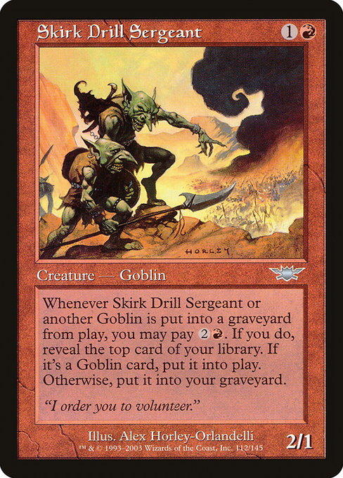 Skirk Drill Sergeant - Legions Uncommon Card