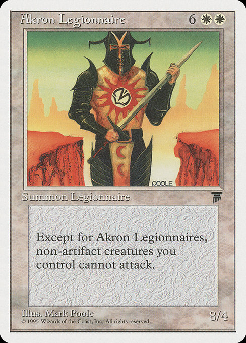 Akron Legionnaire - Chronicles Rare Card