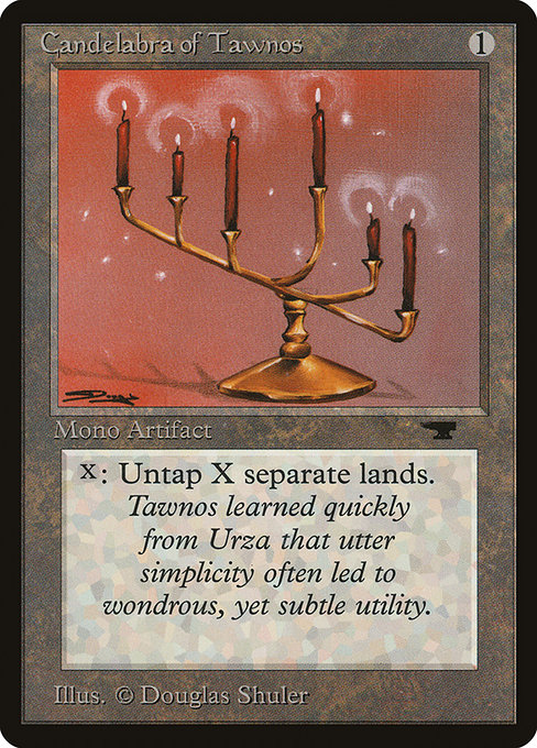 Candelabra of Tawnos - Antiquities Rare Card