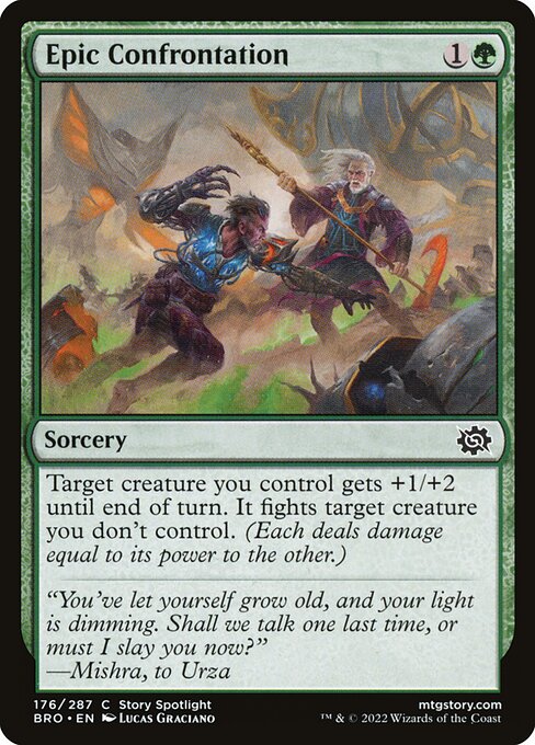 Epic Confrontation - The Brothers' War Common Card