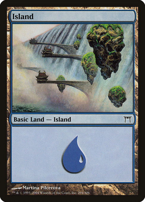 Island - Champions of Kamigawa Common Card
