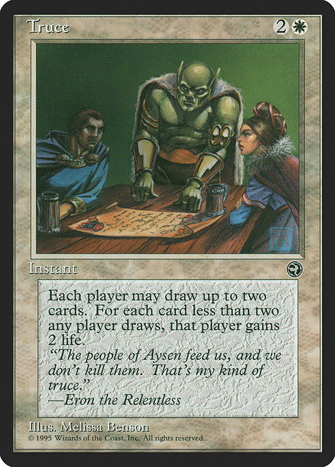 Truce - Homelands Rare Card