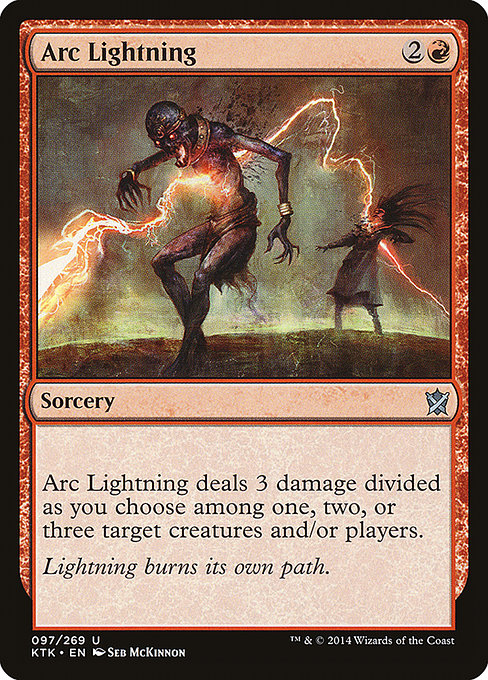 Arc Lightning - Khans of Tarkir Uncommon Card
