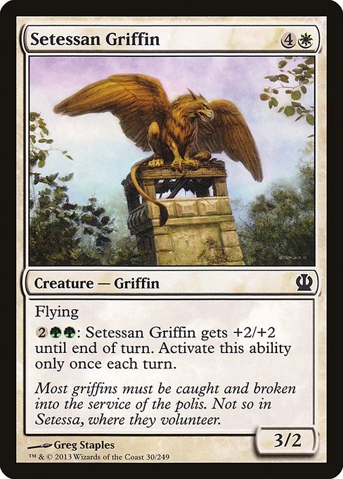 Setessan Griffin - Theros Common Card
