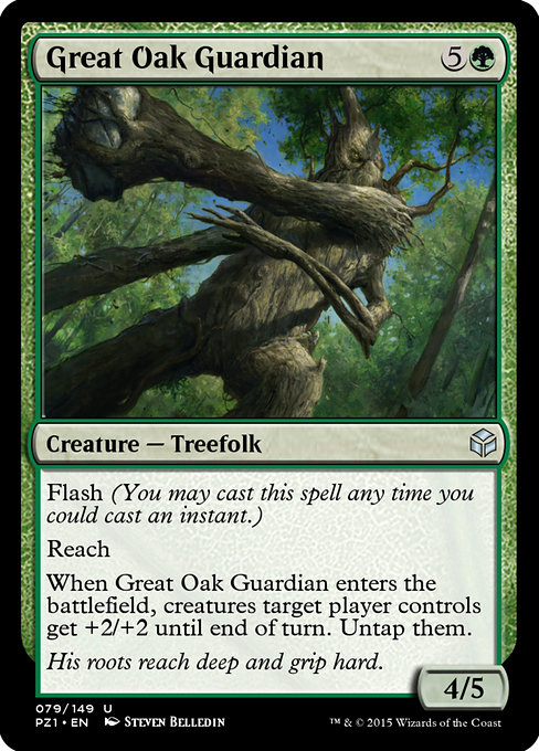 Great Oak Guardian - Legendary Cube Prize Pack Uncommon Card