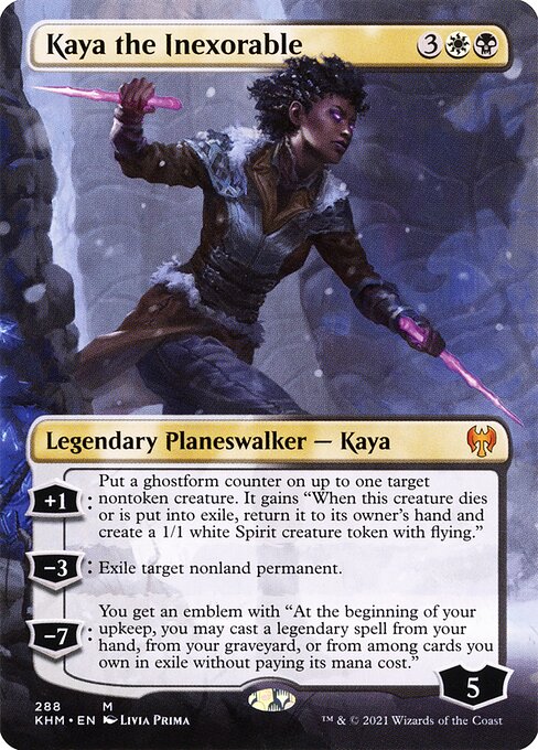 Kaya the Inexorable - Kaldheim Mythic Card