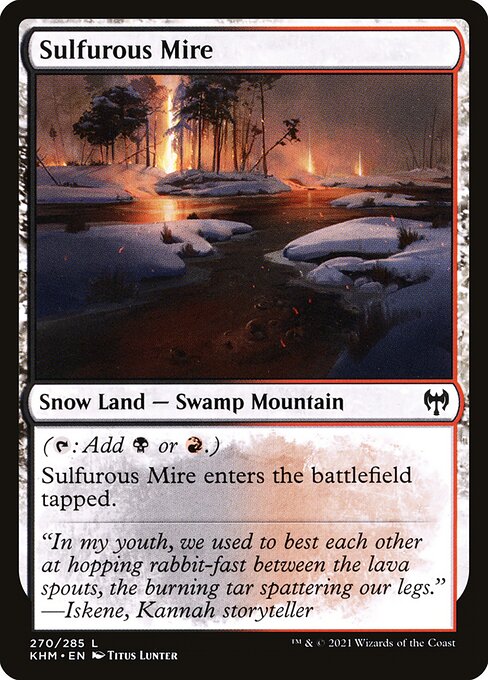 Sulfurous Mire - Kaldheim Common Card