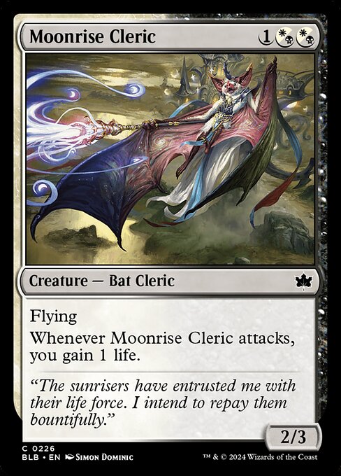 Moonrise Cleric - Bloomburrow Common Card