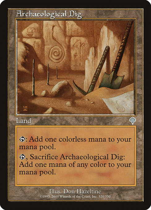 Archaeological Dig - Invasion Uncommon Card