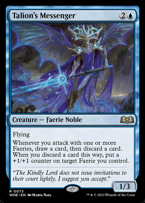 Talion's Messenger - Wilds of Eldraine Rare Card
