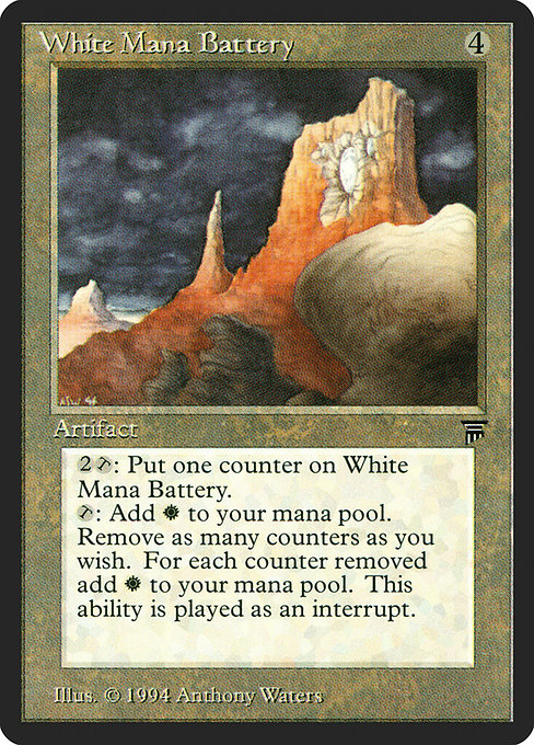 White Mana Battery - Legends Uncommon Card