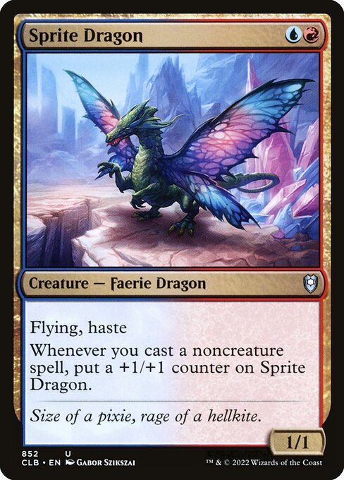Sprite Dragon - Commander Legends: Battle for Baldur's Gate Uncommon Card