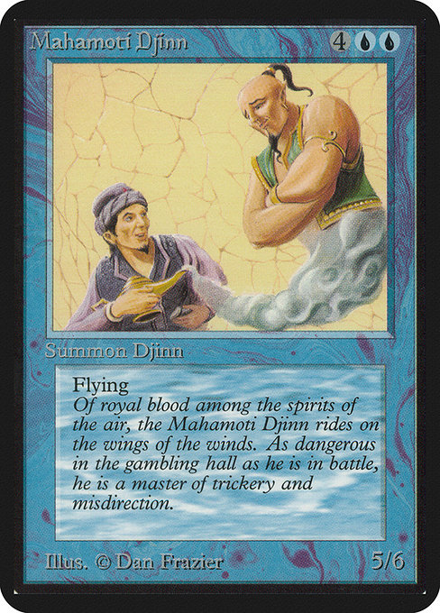 Mahamoti Djinn - Limited Edition Alpha Rare Card
