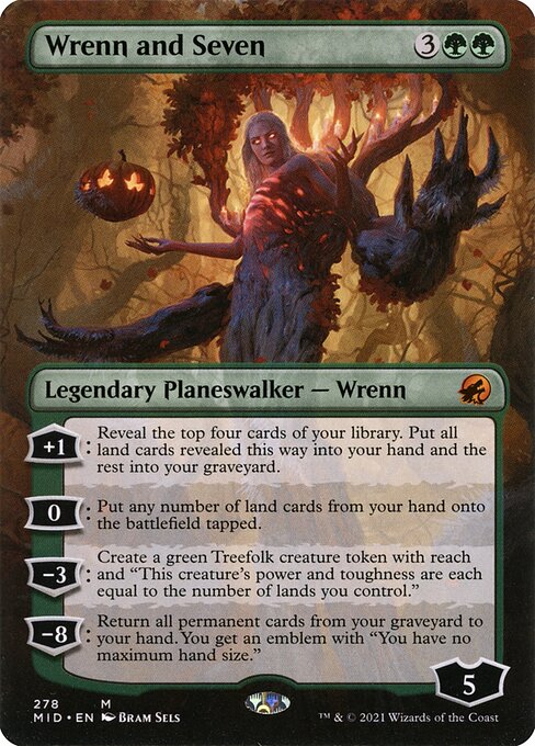 Wrenn and Seven - Innistrad: Midnight Hunt Mythic Card