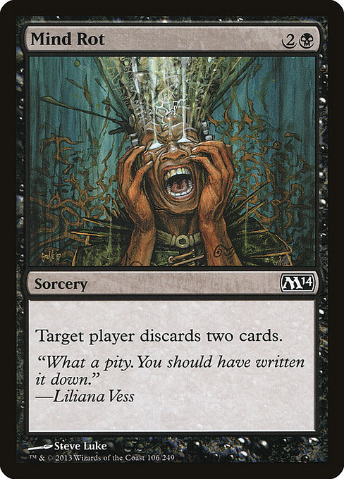 Mind Rot - Magic 2014 Common Card