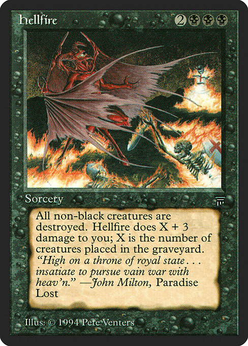 Hellfire - Legends Rare Card