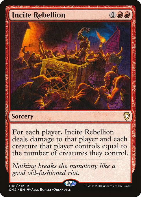 Incite Rebellion - Commander Anthology Volume II Rare Card