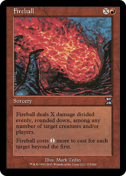 Fireball - Masters Edition IV Uncommon Card