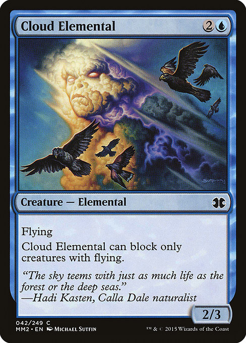 Cloud Elemental - Modern Masters 2015 Common Card