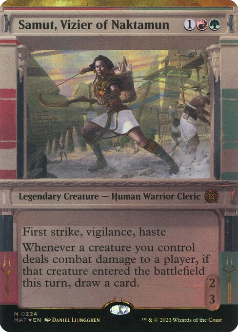 Samut, Vizier of Naktamun - March of the Machine: The Aftermath Mythic Card