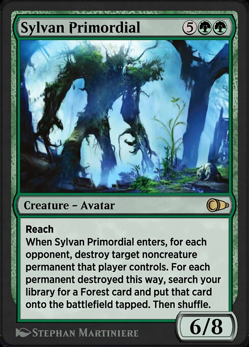 Sylvan Primordial - Pioneer Masters Rare Card