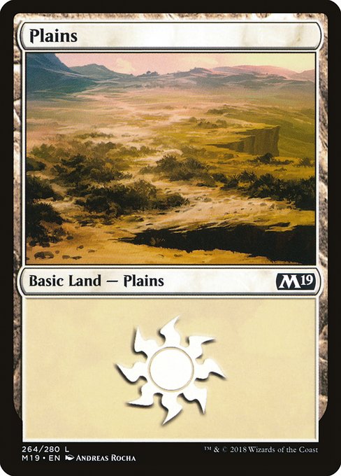 Plains - Core Set 2019 Common Card