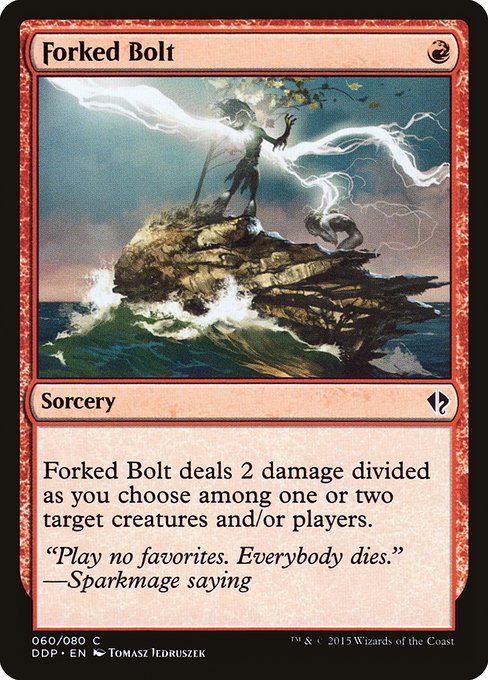 Forked Bolt - Duel Decks: Zendikar vs. Eldrazi Common Card