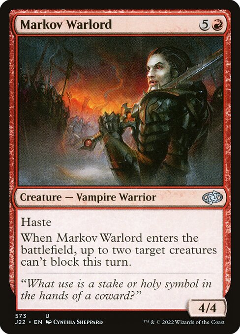Markov Warlord - Jumpstart 2022 Uncommon Card