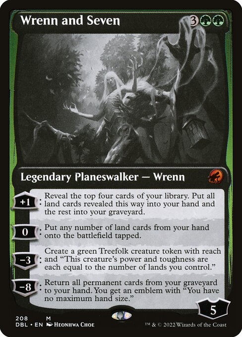Wrenn and Seven - Innistrad: Double Feature Mythic Card