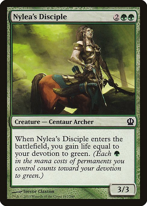Nylea's Disciple - Theros Common Card