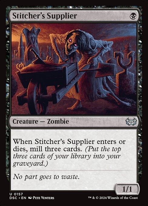 Stitcher's Supplier - Duskmourn: House of Horror Commander Uncommon Card