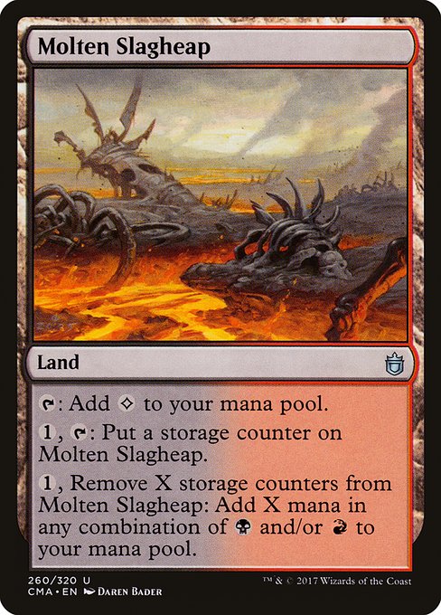 Molten Slagheap - Commander Anthology Uncommon Card