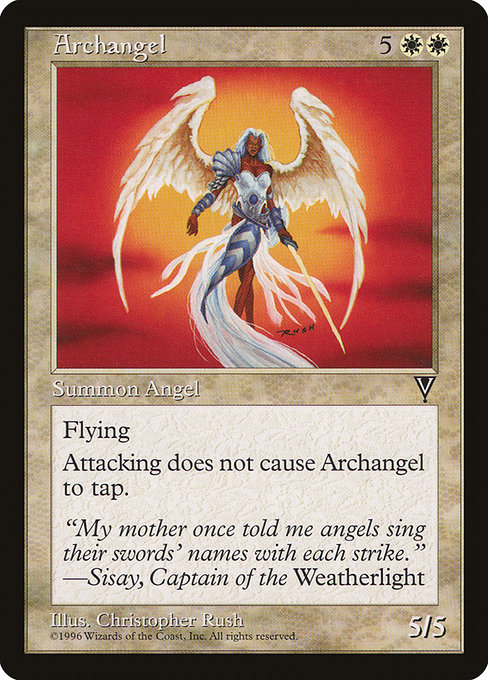 Archangel - Visions Rare Card