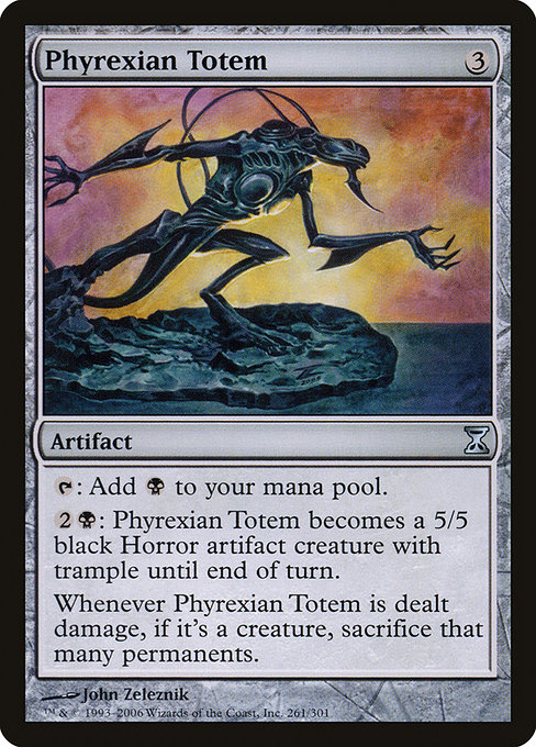 Phyrexian Totem - Time Spiral Uncommon Card