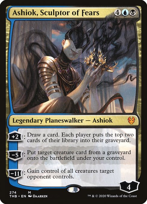 Ashiok, Sculptor of Fears - Theros Beyond Death Mythic Card